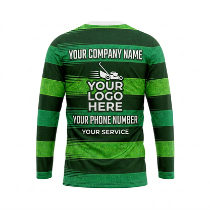 Custom Lawn Care Uniform Shirt 005 - Back