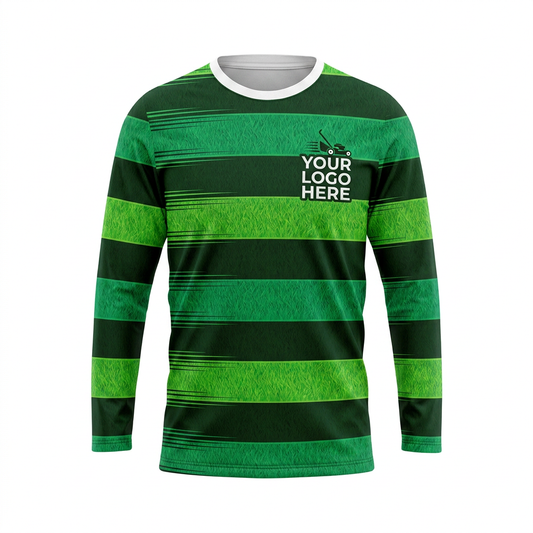 Custom Lawn Care Uniform Shirt 005 - Front