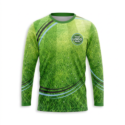 Custom Lawn Care Uniform Shirt 006 - Front