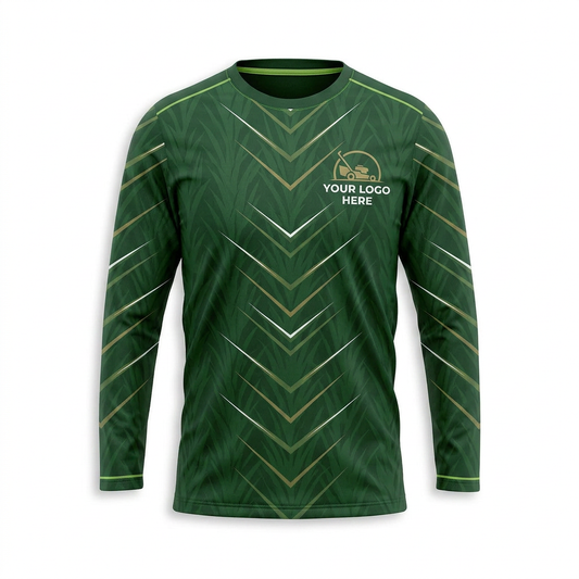 Custom Lawn Care Uniform Shirt 007 - Front