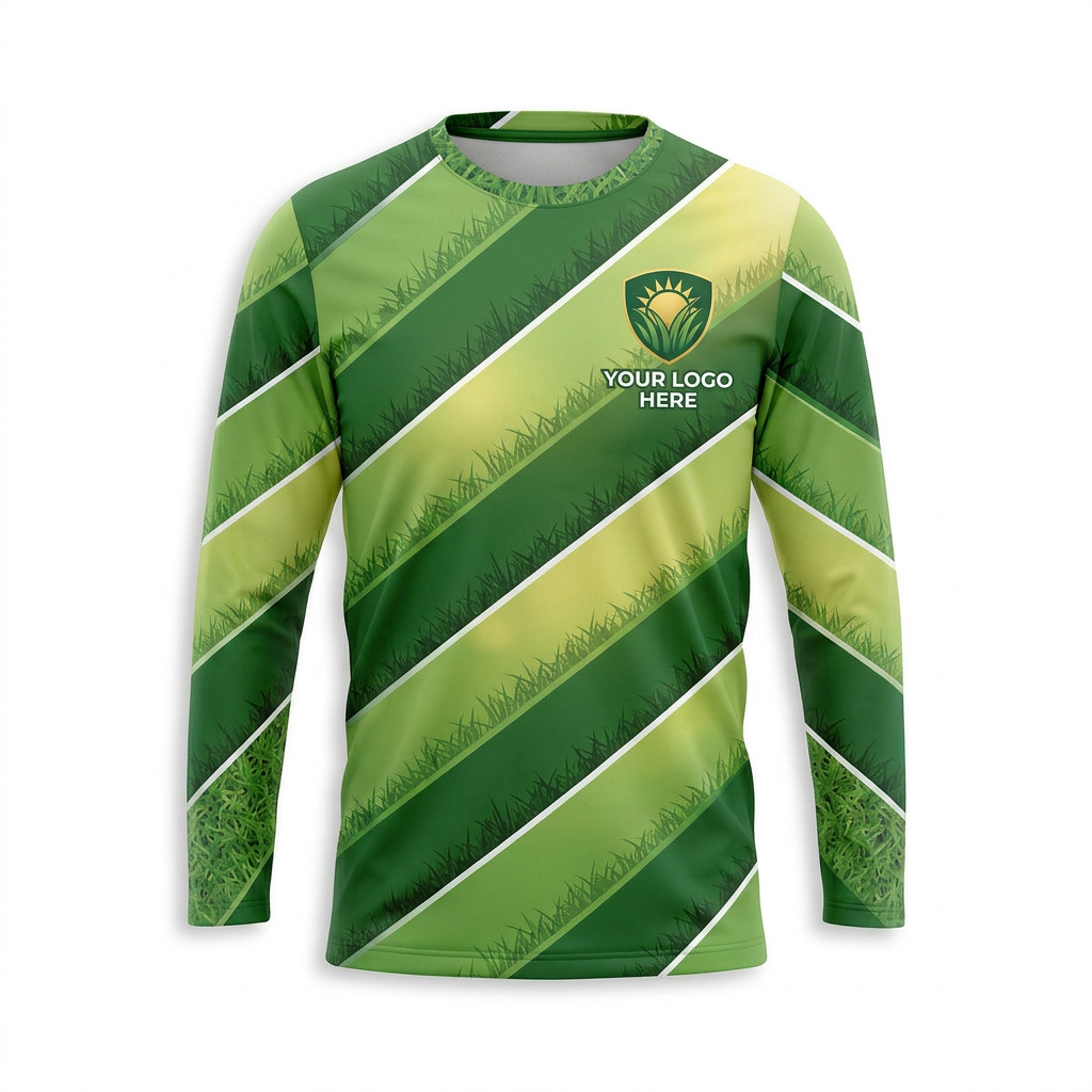 Custom Lawn Care Uniform Shirt 010 - Front