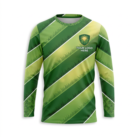 Custom Lawn Care Uniform Shirt 010 - Front
