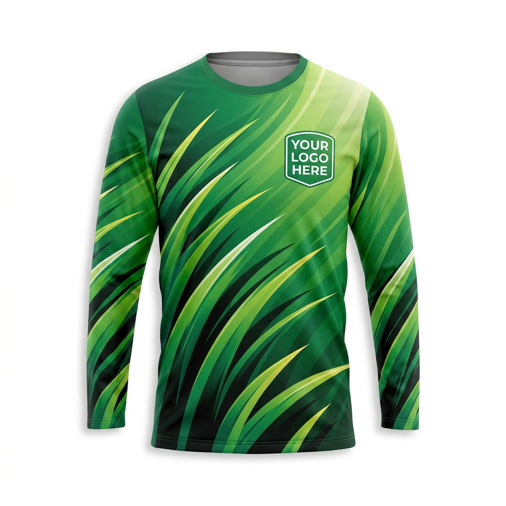 Custom Lawn Care Uniform Shirt 012 - Front