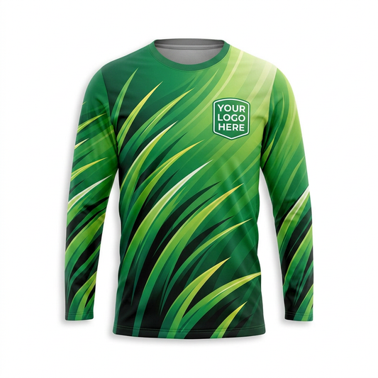 Custom Lawn Care Uniform Shirt 012 - Front