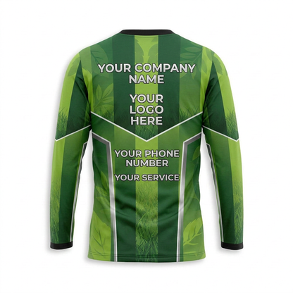 Custom Lawn Care Uniform Shirt 013 - Back