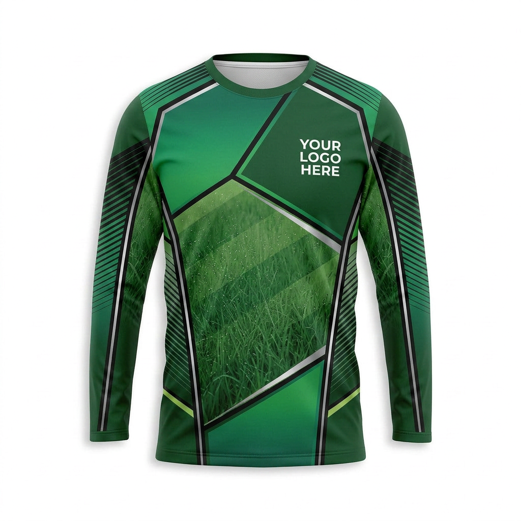 Custom Lawn Care Uniform Shirt 014 - Front