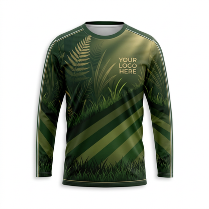 Custom Lawn Care Uniform Shirt 015 - Front