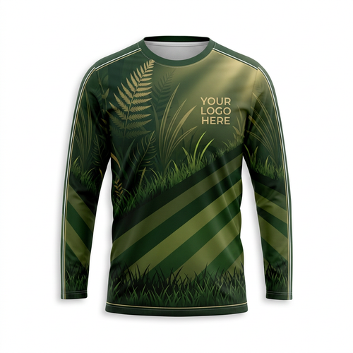 Custom Lawn Care Uniform Shirt 015 - Front