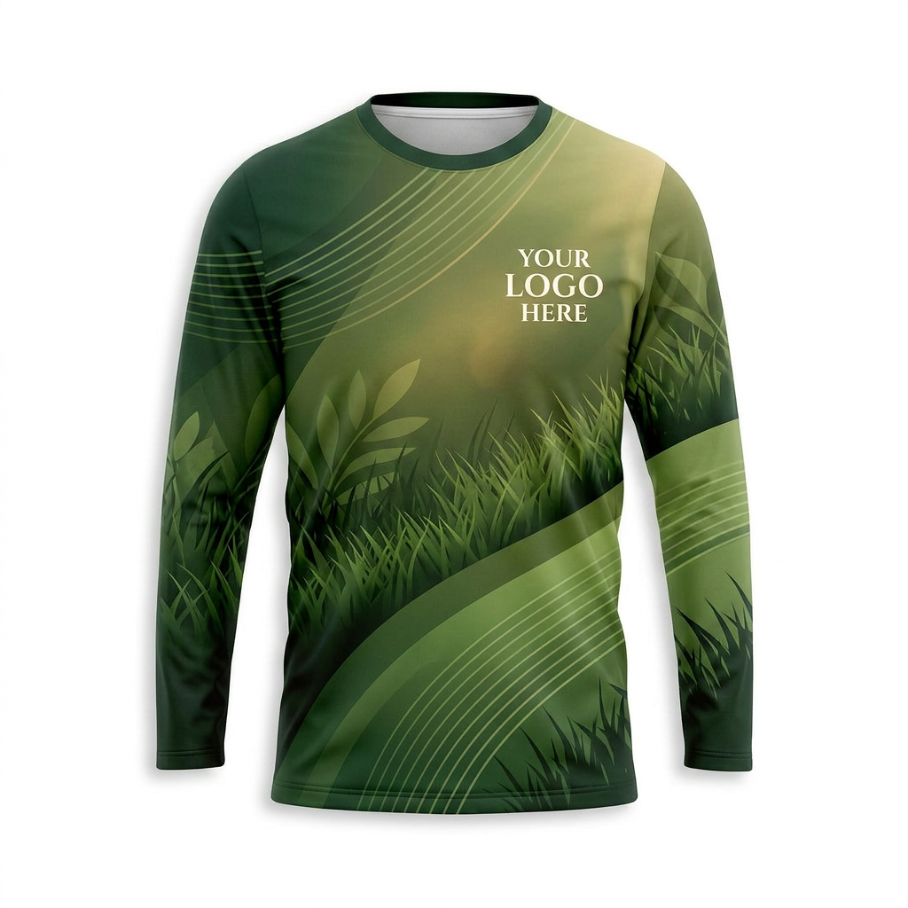 Custom Lawn Care Uniform Shirt 016 - Front