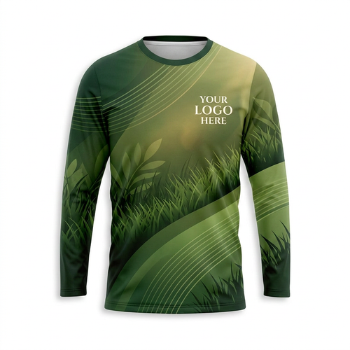 Custom Lawn Care Uniform Shirt 016 - Front
