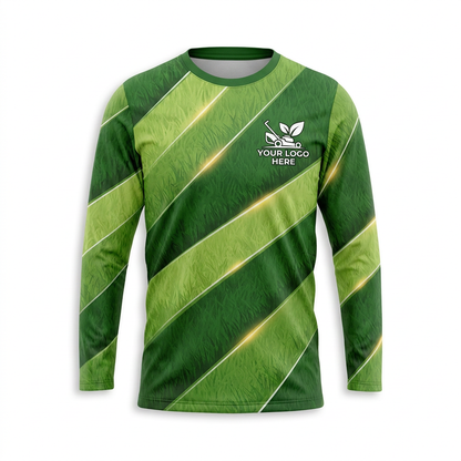Custom Lawn Care Uniform Shirt 017 - Front
