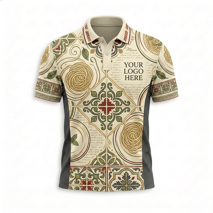 Custom Italian Bistro Pasta Restaurant Uniform Shirt - Front