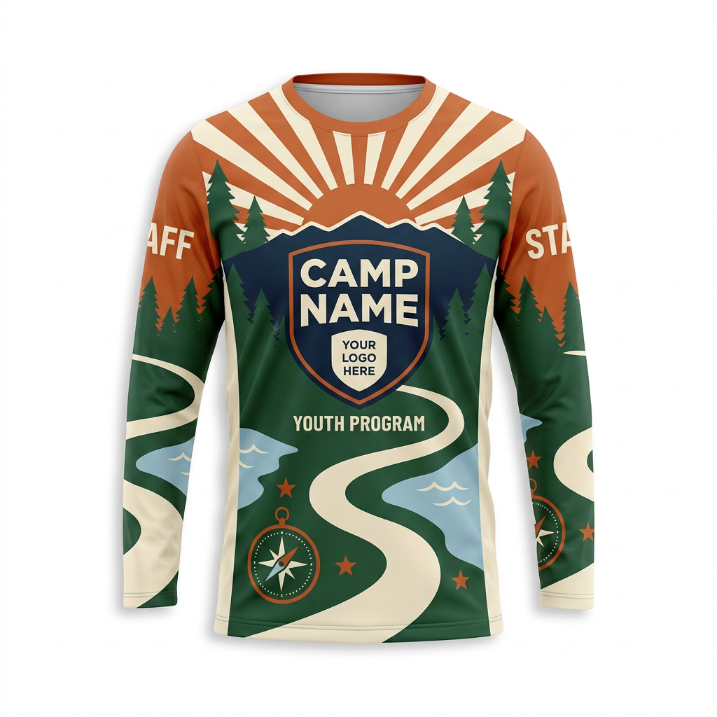 Custom School Camp Uniform Shirt 001 Back View