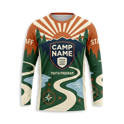 Custom School Camp Uniform Shirt 001 Back View