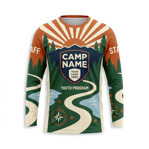 Custom School Camp Uniform Shirt 001 Back View