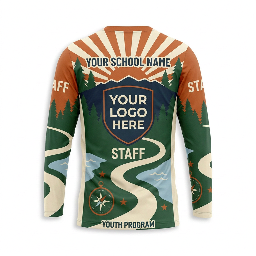 Custom School Camp Uniform Shirt 001 Front View