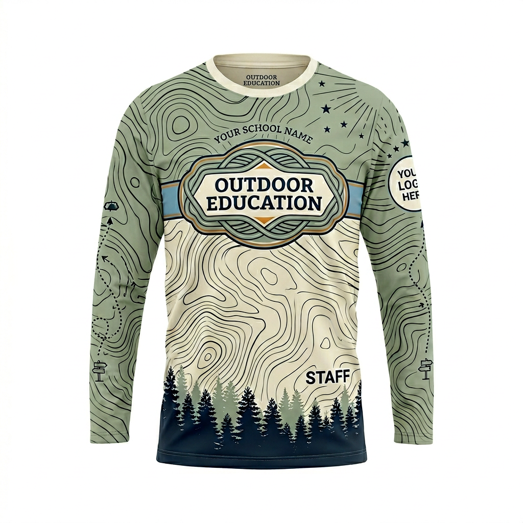Custom School Camp Uniform Shirt 002 Back View