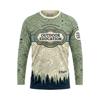 Custom School Camp Uniform Shirt 002 Back View