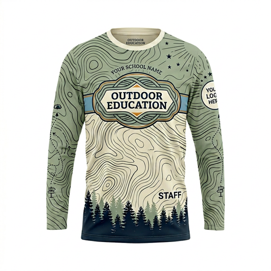 Custom School Camp Uniform Shirt 002 Back View