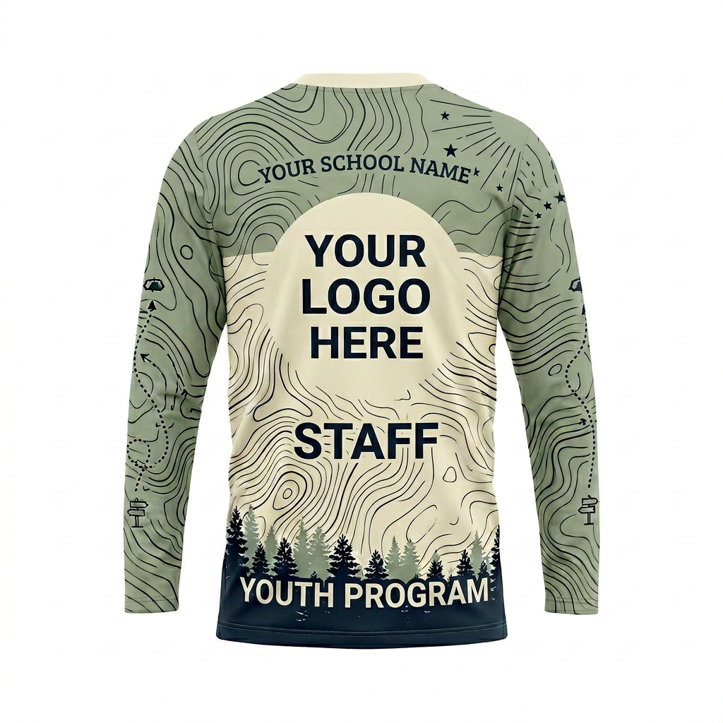 Custom School Camp Uniform Shirt 002 Front View