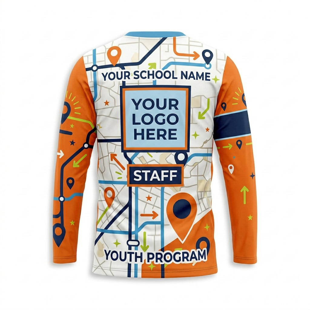 Custom School Camp Uniform Shirt 003 Back View