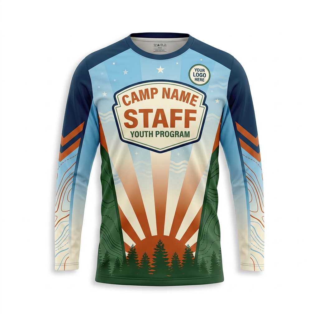 Custom School Camp Uniform Shirt 004 Front View
