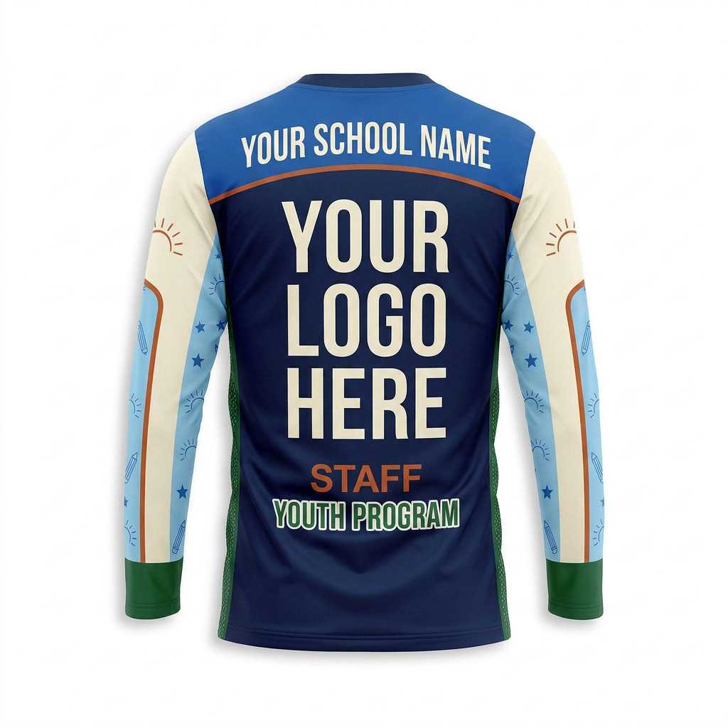 Custom School Camp Uniform Shirt 005 Back View