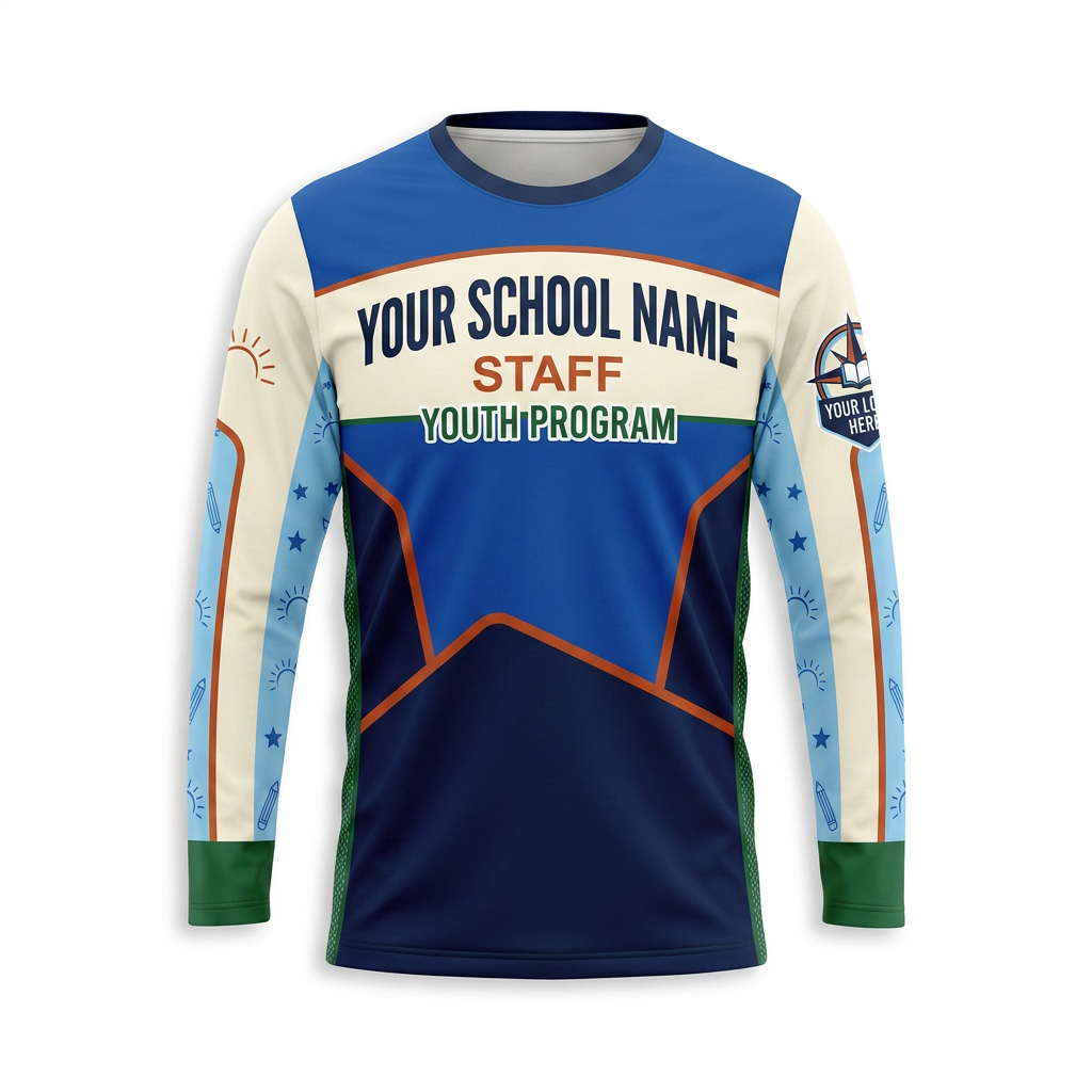 Custom School Camp Uniform Shirt 005 Front View