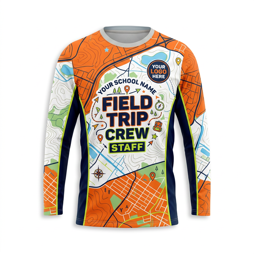 Custom School Camp Uniform Shirt 011 Back View