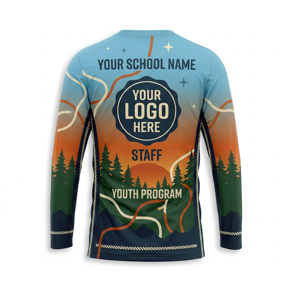 Custom School Camp Uniform Shirt 012 Front View