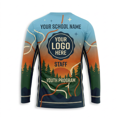 Custom School Camp Uniform Shirt 012 Front View