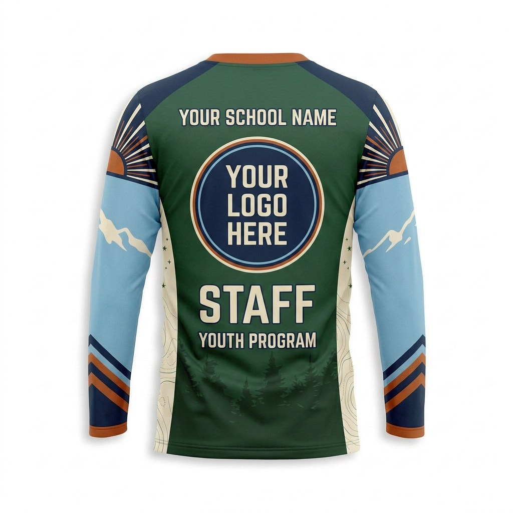 Custom School Camp Uniform Shirt 015 Front View