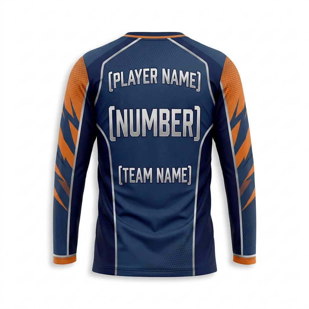 Custom Sport Team Uniform Shirt 007 - Back
