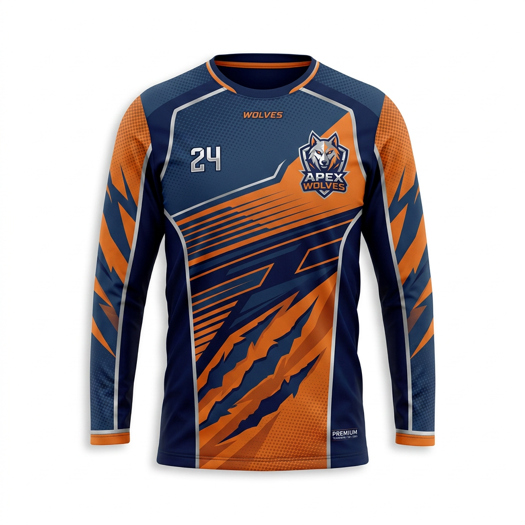 Custom Sport Team Uniform Shirt 007 - Front