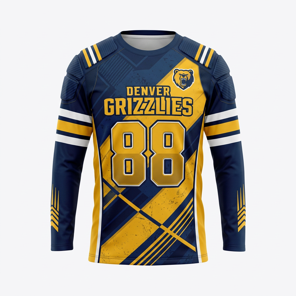 Custom Sport Team Uniform Shirt 014 - Back