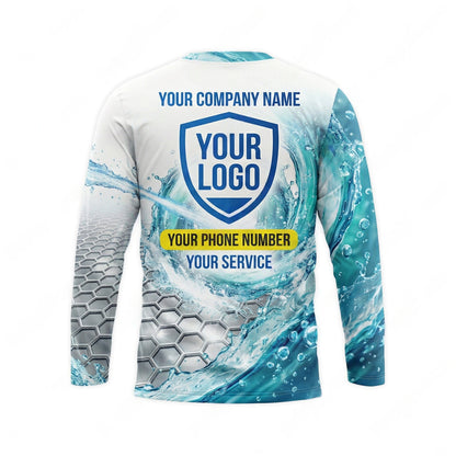 Custom Bleach-Resistant Pressure Washing Uniform Shirt 146