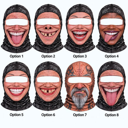 MollyTee Funny Caricature Facial Mask Balaclava Mask (8 types)