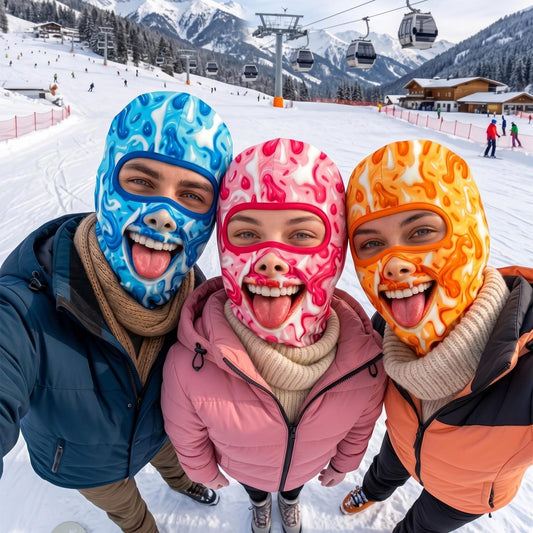 MollyTee Multicolor Funny Snowboarding Mask Balaclava Mask (8 colors)