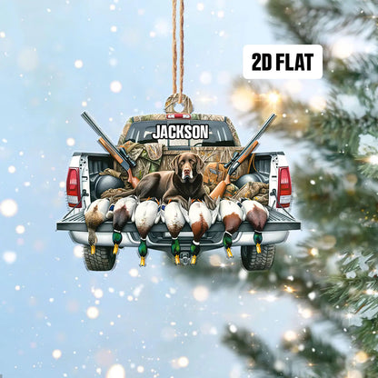 MollyTee Duck Hunting Christmas Ornament - image 5