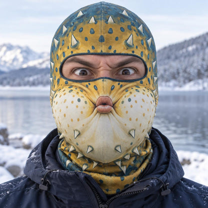 MollyTee Funny Animal Face Ski Mask Sloth Llama Frog Owl Walrus & Chameleon Cartoon Full Face Balaclava (10 animals)