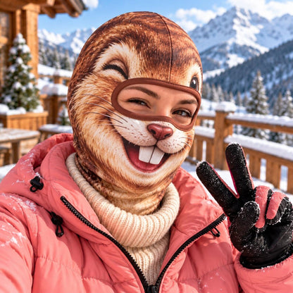 MollyTee Funny Animal Ski Mask Balaclava (3 animals)