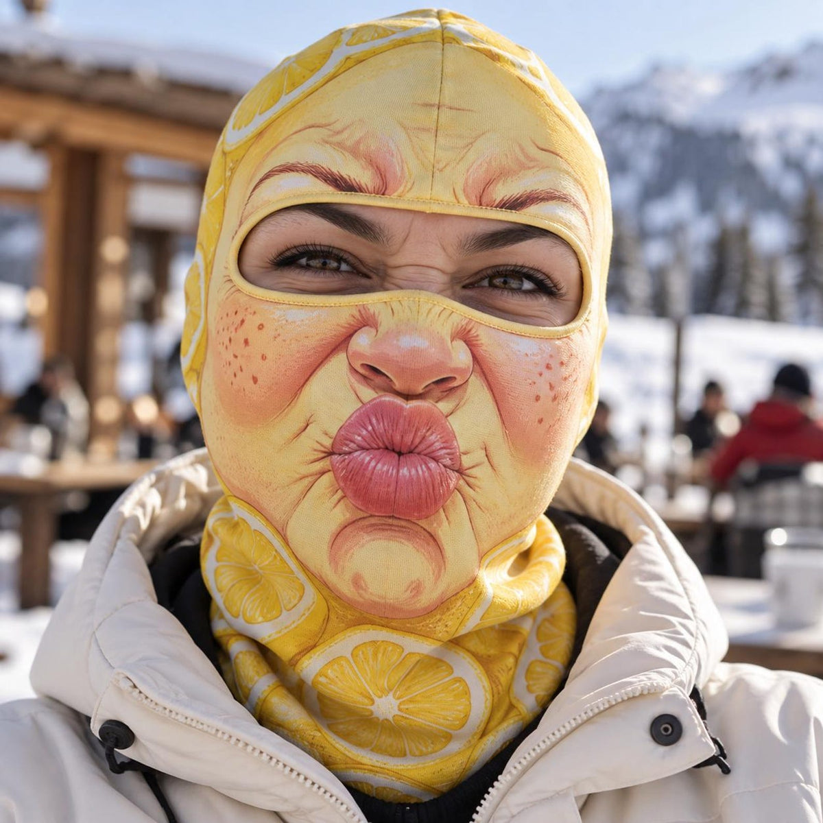 MollyTee Funny Animal Face Ski Mask Sloth Llama Frog Owl Walrus & Chameleon Cartoon Full Face Balaclava (10 animals)