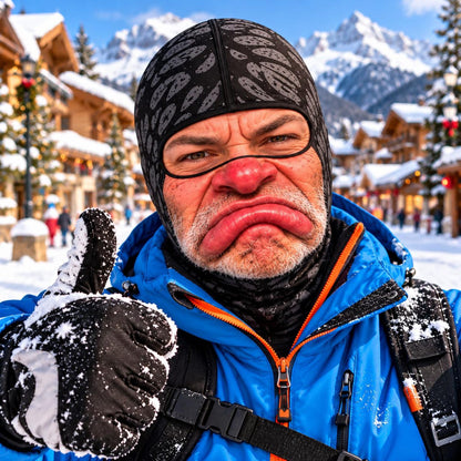MollyTee Funny Group Face Balaclava Ski Mask (5 Faces)