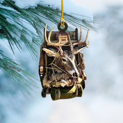MollyTee Personalized Deer Hunting Flat Acrylic Ornament Gift for Deer Hunting Lovers - image 2
