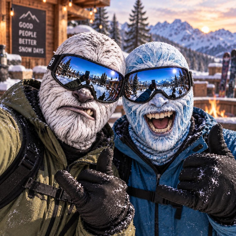 MollyTee Ice Monster Snow Beast Balaclava Mask (6 Types)