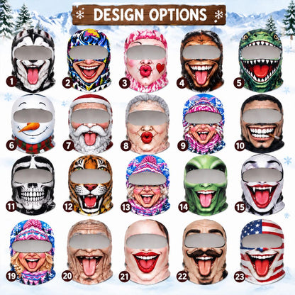 MollyTee Funny Novelty Winter Face Covering Balaclava Face Mask (23 Masks)
