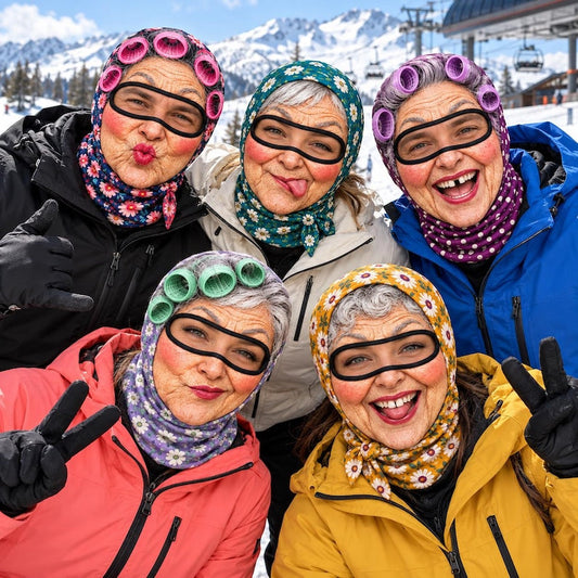 MollyTee Funny Grandma Balaclava Ski Mask (6 styles)