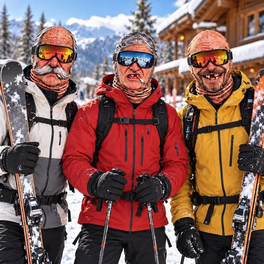 MollyTee Fun Old Man Ski Face Mask Balaclava (3 types)