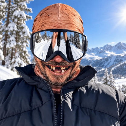 MollyTee Fun Old Man Ski Face Mask Balaclava (3 types)