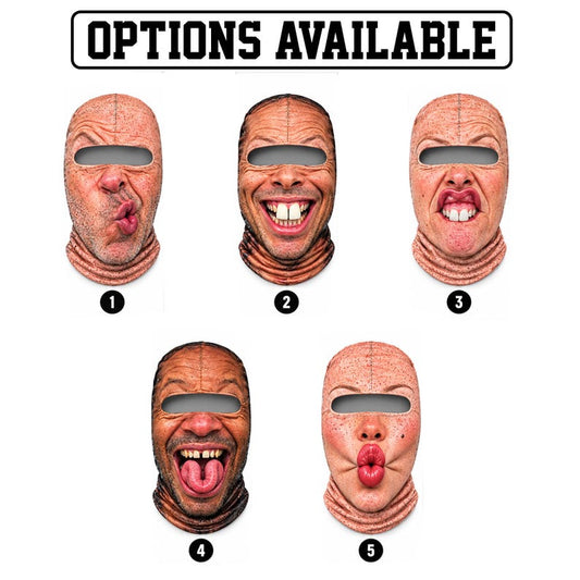 MollyTee Funny Ski Mask Balaclava Face Mask (5 types)